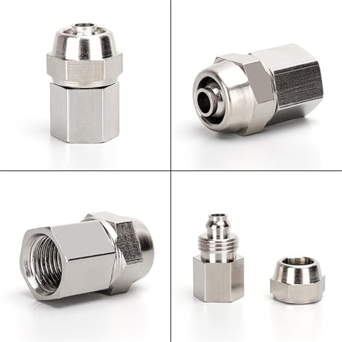 Conexión de aire de liberación 3/8" para reparar mangueras neumáticas de 8mm 7