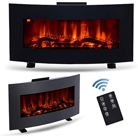 CO-Z 85cm Electric Fireplace with Remote Control Cover