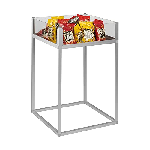 VKF Renzel Wühltisch „Construct” / Silber eloxiert/grau