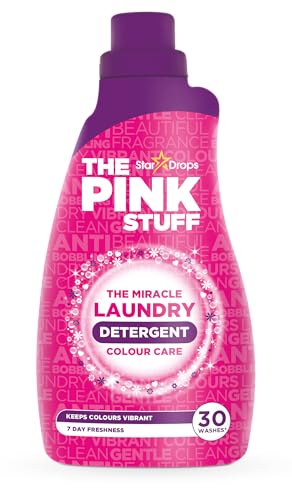 The Pink Stuff Miracle Laundry Detergent Colour Care - Formulated to Remove Stains and Keep Your Coloured Fabric Looking New and Vibrant for Longer - 960ml