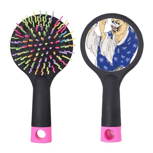 Brosse à cheveux démêlante anti-casse à coussin d'air opéra de Pékin