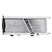 PL8 Professional Mandoline - Versatile Slicer with Adjustable Straight, Waffle, and Julienne Blades, Extra-Wide Stainless Steel Deck, Safety Hand Guard, Non-Skid Feet, and Space-Saving Design