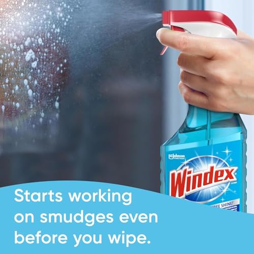 JOEY'Z Windex Glass Cleaner Refill 1 Gallon/Windex Refill 1 Gallon Original - 1.1 Gallon/135.2oz of Window Cleaner Refill (Two 67.6oz Windex Bulk Bottles) Windex Multisurface Cleaner Bundle w Decal - Image 3