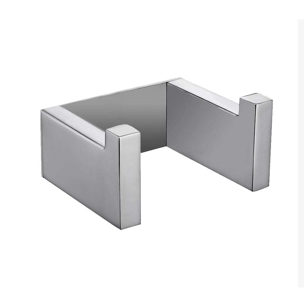 Toallero adhesivo de acero inoxidable SUS 304 – Ganchos cromados de pared para baño, sin necesidad de taladrar, diseño moderno y duradero, solución que ahorra espacio