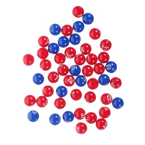 OFFSCH Number Balls for Home Party 1 Pack Plastic Raffle Balls Bright Numbers for Annual Meetings and Games