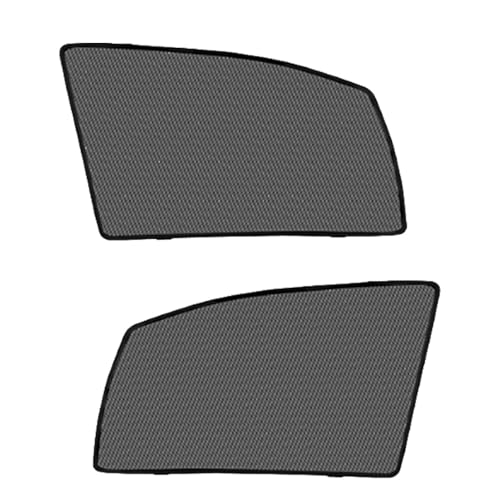 ノア ヴォクシー 80系 メッシュカーテン 車用 サンシェード メッシュ シェード フロント 運転席/助手席 網戸 簡単取付 サイドバイザー UVカット 車窓用 夏 断熱 日除け 遮光 紫外線対策 換気 プライバシー保護