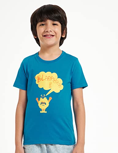 Image of Amazon Brand - Jam & Honey Boy's Regular Fit T-Shirt (Pack of 3)