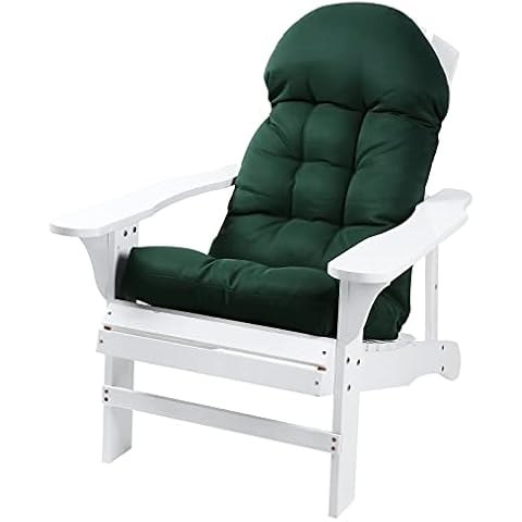 Enipate Weather Resistant Adirondack Chair Cushions High Back Indoor Outdoor Patio Tufted Lounge Cushion Seat Pads Cover