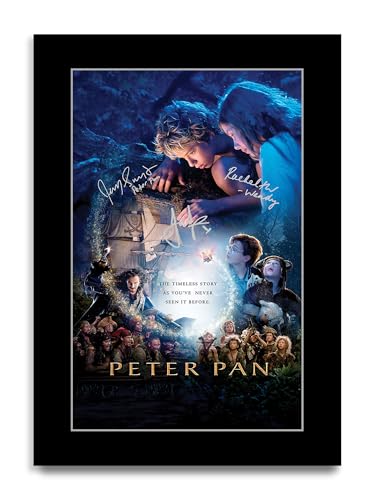 HWC Trading Peter Pan 2003 Cadeaux imprimés affiche photo autographe signée pour les fans de cinéma (ID-003558) - A4 Impression Uniquement