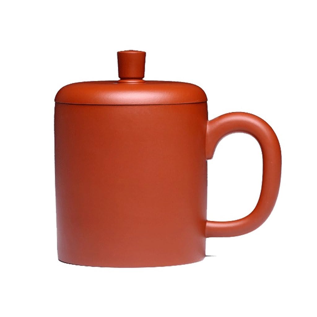 Tasse à thé Tasse à café Tasse de Sable Violet Tasse Faite à la Main avec Couvercle Tasse à thé Tasse à Eau 370ML Filtre à thé Tasse de Cuisine Tasses à thé réutilisables