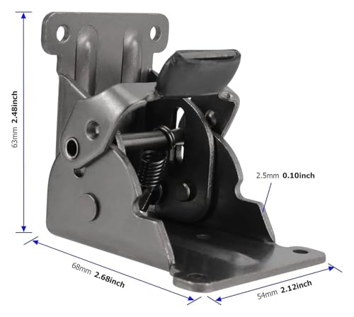 Extension de verrouillage pour aménager un bureau pliable à la maison - 4