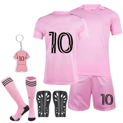 Camiseta de Fútbol para Niños Con Calcetines y Llaveros