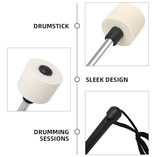 Alasum Drum Stick Marching Drum Drumstick Music Instrument Mallet Anti-slip Percussion Stick miniatura 3