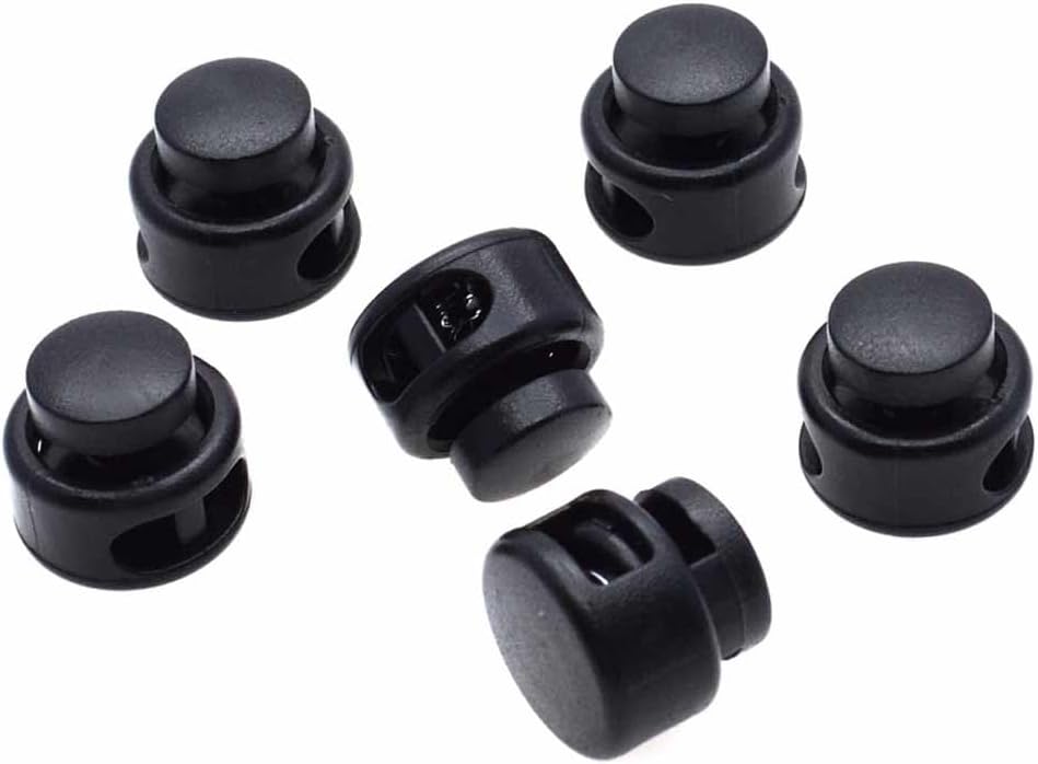 Drawstring Clip 100Pcs Plastic Cord Lock Toggle Clip Stopper