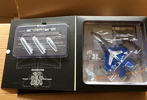 Miniatura 8 de F-16A F16 Fighting Falcon Fuerza Aérea Portuguesa 50 Aniversario Pintura 1/72 Diecast Modelo Avión