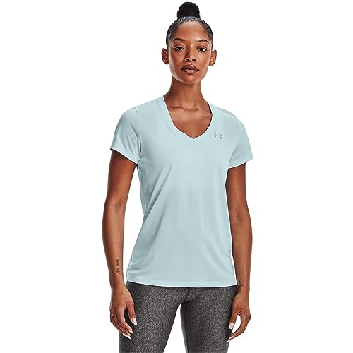 Image of Under Armour Womens Tech V-Neck Twist Short-Sleeve T-Shirt