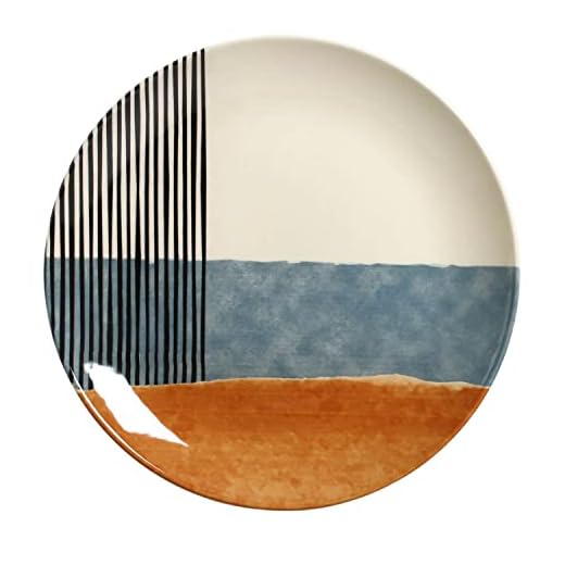 Conjunto C/ 6 Pratos Raso Coup Abstrata Ø 27,5cm