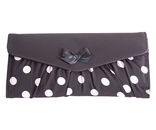 Preisvergleich Produktbild SugarShock Damen Geldbörse Jolin Polka Dots, Farbe:schwarz weiss