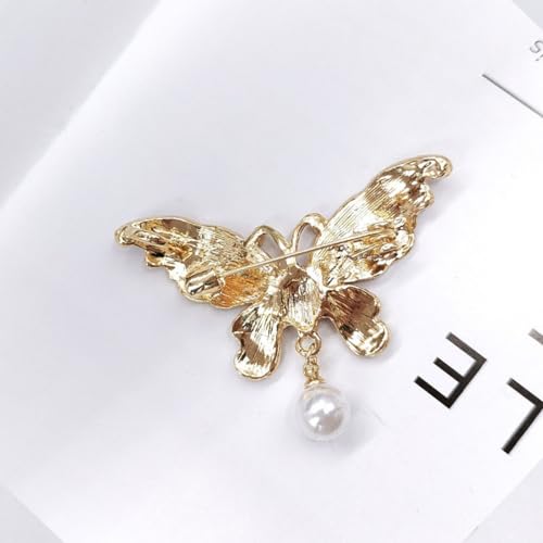 Image of Rhinestone Brooch Pins for Women, Vintage Crystal Enamel Brooches, American Flag Pin Patriotic Lapel Pins Gift for Suit Clothes Bag Accessories