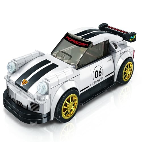 Image of Premium Pearl White 2-in-1 Robot & Sports Car (241 Pieces) | Learn About Machines | Building Block Set for Kids Age 6+ | STEM Educational Toy | Build, Play & Learn