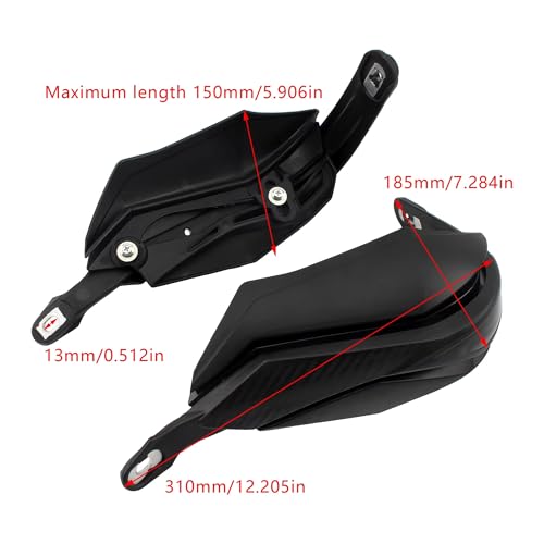 Protège-mains universels moto guidon pièces motocross pit dirt bike réglables - 5