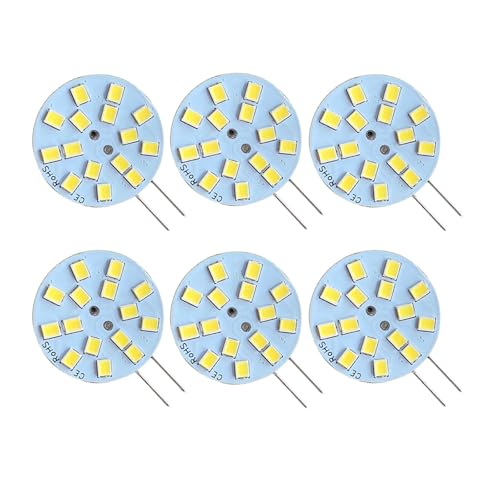 ZHGUIMING AC DC 12V 24V 2W G4 LED�����v�d�� 25mm 20W T3 JC�^�C�v�o�C�s������(Warm White 3000K)
