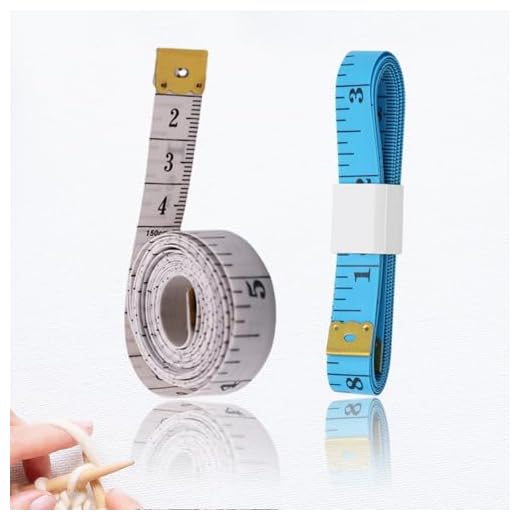 Soft Measuring Tape 2 Pack Flexible Tailor Tape Double Sided Sewing Tool for Home Travel Storage Desk Office Use(59inch)