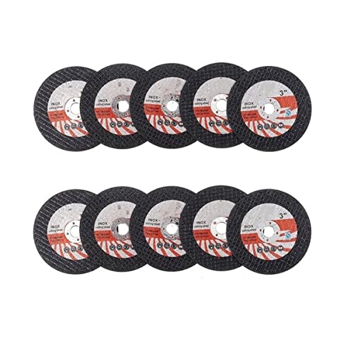 Jkjhbhged 1Set 75Mm for NEW for MINI Cutting Disc Circular Resin Grinding Wheel for 10Mm Bore Angle Grinder Wood Tile Cutting Disc Power Tool