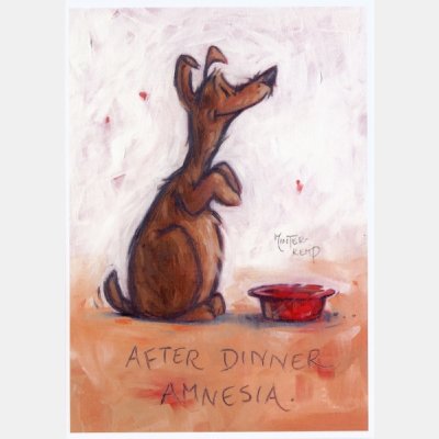 3 x dopo cena amnesia biglietti di auguri