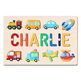 Name Puzzle for Toddlers Personalized, Christmas Birthday Gifts for Boy Girl, Personalized Baby Montessori Learning Toys Gifts