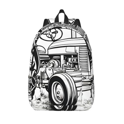 Sac à dos en toile tracteur WURTON polyvalent pour randonnée et travail