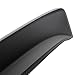 Roof Spoiler Compatible with 1992-1995 Honda Civic 3 Door Hatchback BYS Style Unpainted Black Rear Boot Deck Lid Roof Wing Replacement by IKON MOTORSPORTS, 1993 1994