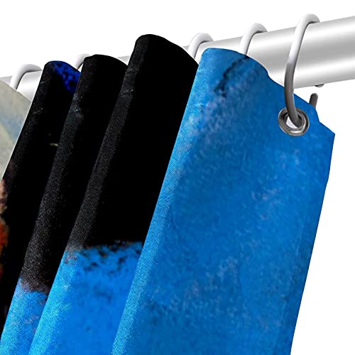 Rideau de douche imprimé vache 183 cm grand format lavable et étanche - 6