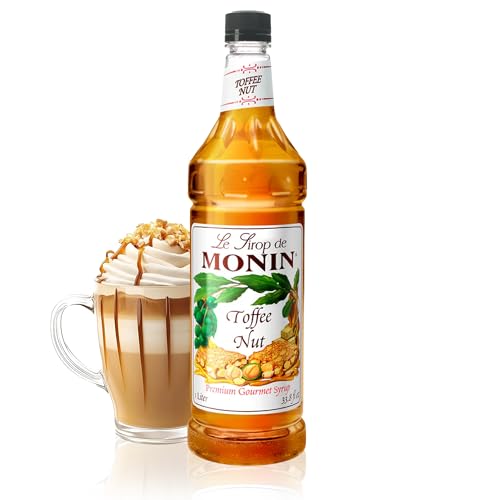 Monin - Toffee Nut Syrup, Bold and Buttery, Great for Coffee and Desserts, Gluten-Free, Non-GMO...