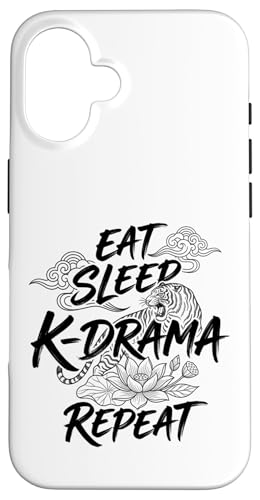 Eat Sleep K-�h���} ���s�[�g �؍��h���}�t�@�� �X�}�z�P�[�X iPhone 16 �p