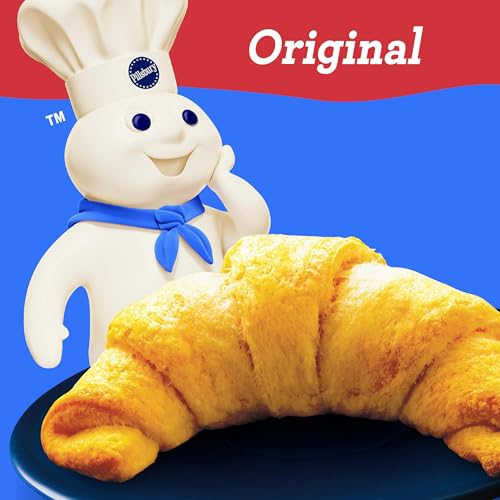 Image of Pillsbury Crescent Rolls, Original Refrigerated Canned Pastry Dough, 8 Rolls, 8 oz