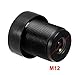 uxcell M12 Thread Mount 3.6mm Length Focal F2.0 IR Lens for CCD CCTV Camera