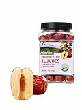 NatureBliss Premium Jujube Pitted Dates, Sun Dried Dates Fruit Snacks, Chinese Red Dates (Hong Zao), No Added Sugar, Non-GMO, Sweet Dried Jujube Fruit for Salad Brewing Tea Soup Baking - 5 OZ