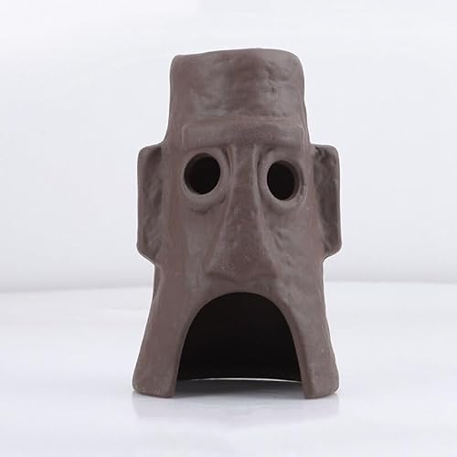 JungleAquashrimp Aquarium Fish Shrimp Tube Cubes Star Clay Shelters Hiding and BREEDING CAVE (Mask Man)
