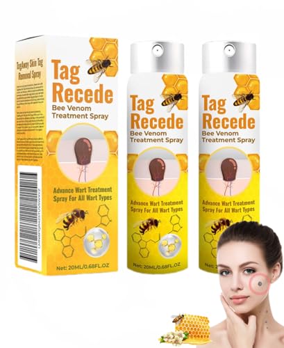 2PC Tag Recede Bee Venom Tag Recede Bee Venom Treatment Spray Tag Recede Bee Venom Spray Tag Recede Bee Venom Treatment Spray