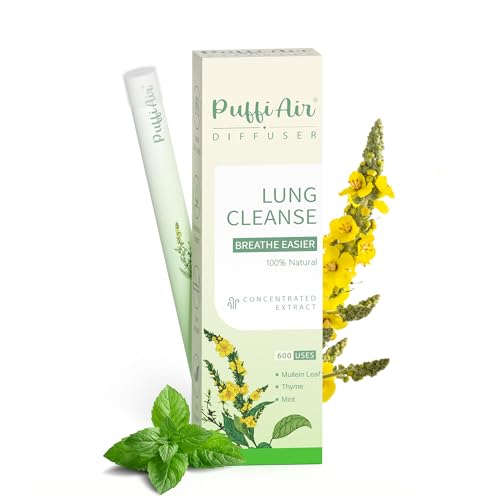 Puffiair Herbal Diffuser Pen No Nicotine Natural Botanical Inhaler Green