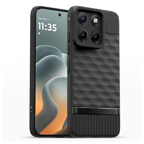 Image of Shockproof Case Compatible with Motorola Edge 70 Fusion 5G | Full Camera Protection | TPU Flexible Back Cover for Motorola Edge 70 Fusion 5G (Matte Black)