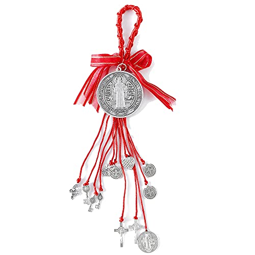 Saint Benedict Medal/Virgin Mary/San JudasTadeo Blessing Charm San Benito Medalla Gift for Men or Women (Saint Benedict)