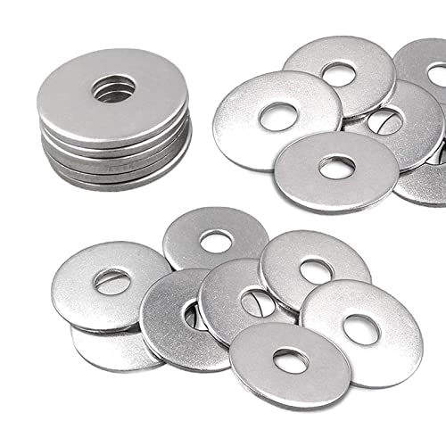 Unterlegscheiben M6, IFUDE 25 Stück Edelstahl Beilagscheiben, M6 Unterlegscheiben Edelstahl, M6 DIN 9021, U-Scheiben Edelstahl Unterlegscheiben M6 Beilagscheiben M6 Unterlegscheiben Cover