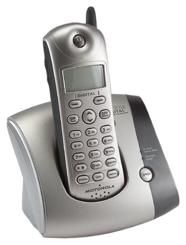 Teléfono inalámbrico digital Motorola MD451 2.4 GHz plateado miniatura 2