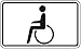 Produktbild LEMAX® Hinweisschild Behindertensymbol, Aluminium Typ 0, reflektierend, 600 x 330 mm