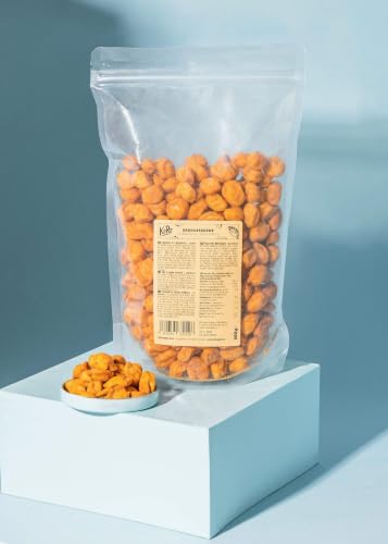 KoRo - Erdnüsse mit BBQ-Gewürz 500 g - Snack mit knusprigem Teigmantel