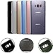 CELL4LESS Compatible Back Glass Cover Back Battery Door w/Pre-Installed Adhesive Replacement for Samsung Galaxy S8 OEM - All Models G950 All Carriers- 2 Logo - OEM Replacement (Arctic Silver)