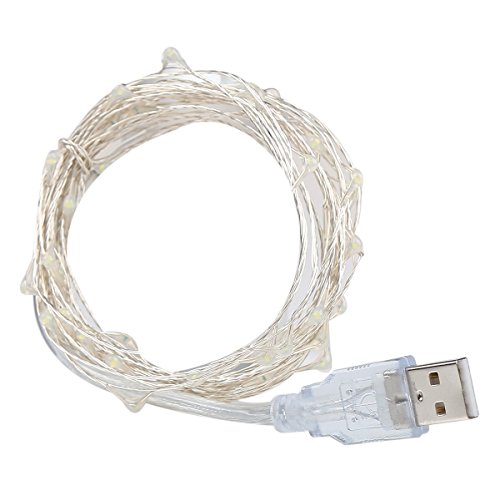 Ehome Fairy Lights Usb Powered Fairy Lights Plug In 66Ft 200 Led String Lights Decorative Lights For Bedroom Indoor Christmas Wedding Party Patio Window (Warm White) #TOP7