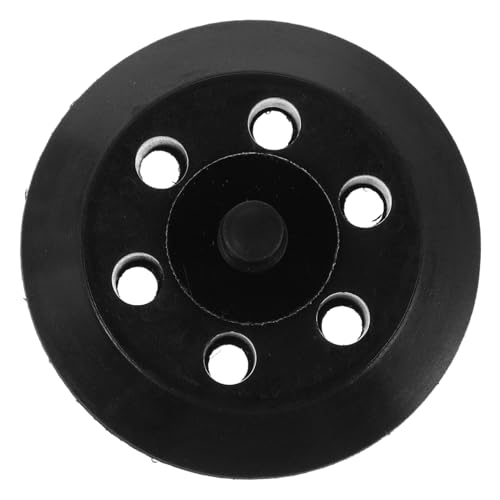 Cabilock Car Polishing Disc Cars Disc Sanding Pads Sander Tool Polishing Pads for Drill Polisher Back Plate Drill Buffing Pad Polisher Plate Polisher Backing Plate Car Buffer Pads Black